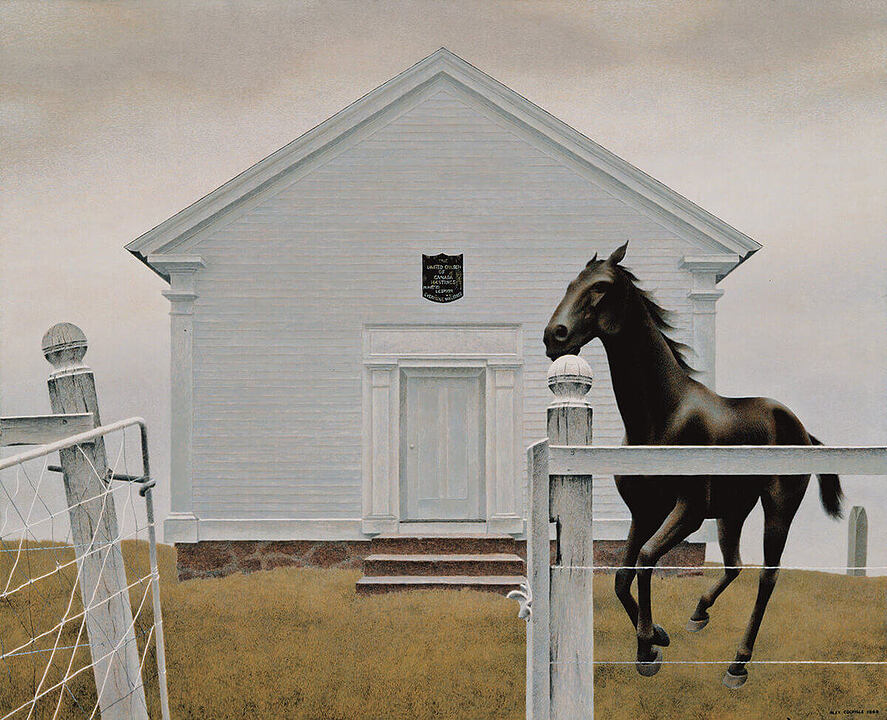 art-books25alex-colville-church-and-horse-contextual